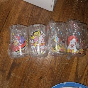 McDonald's Vintage Character Glasses Set